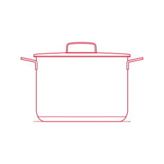 Objects Cooking Pots Ikea 365 Stock Pot 10.6 Qt Stencil Svg Vector, Free Vectors File